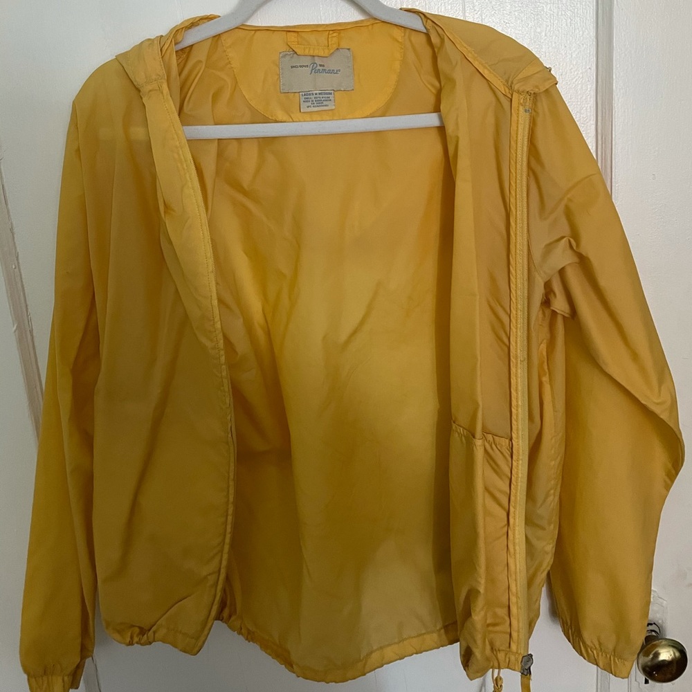 Yellow Windbreaker